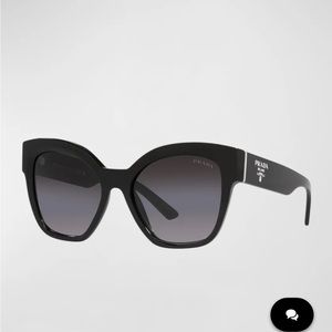 New 100% authentic Prada Gradient Square Sunglasses Black